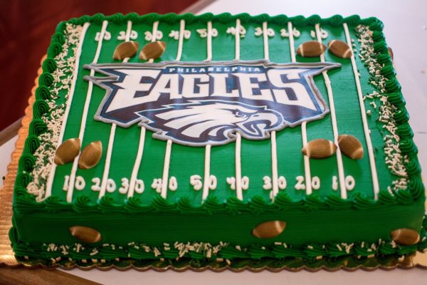 Eagles Quarter Sheet Cake