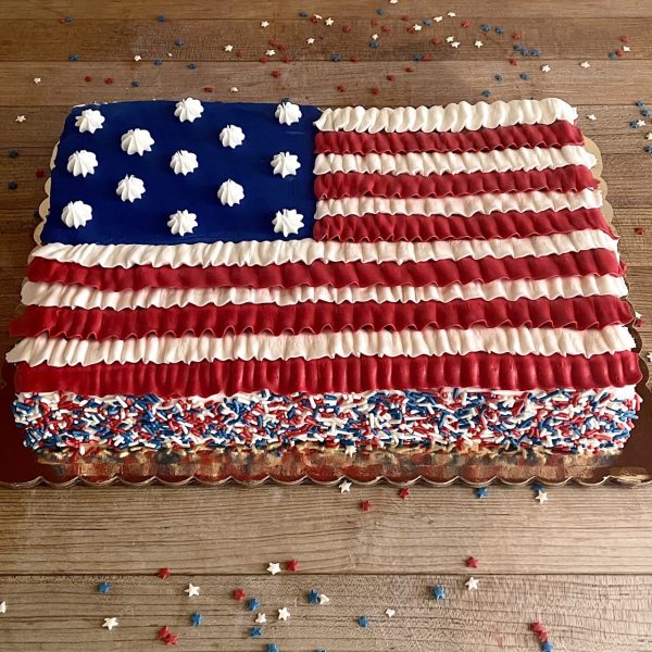 American Flag Cake
